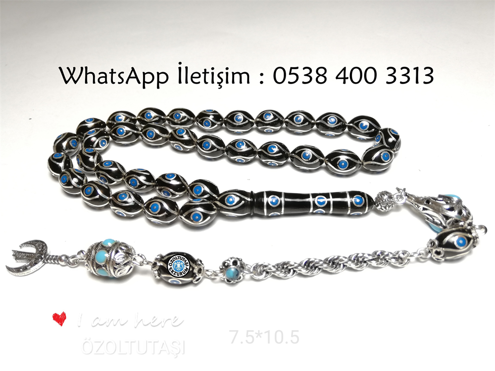 *Oltutaşı işlemeli * Gümüş püskül * Mine İşleme