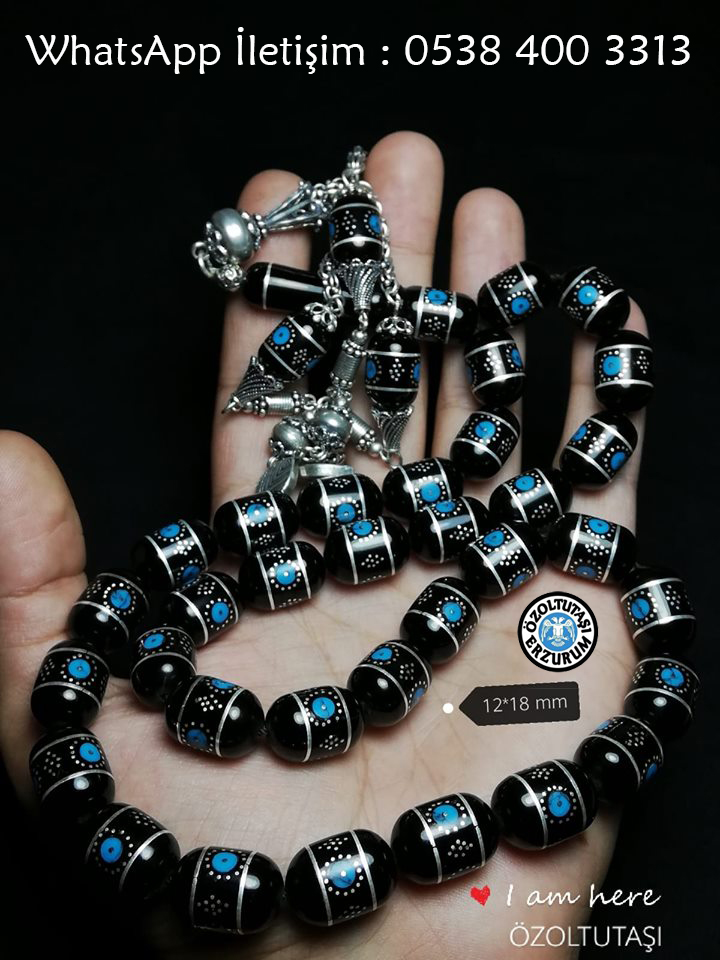 *Oltutaşı İşlemeli *Gümüş Püskül * Firuze İşleme