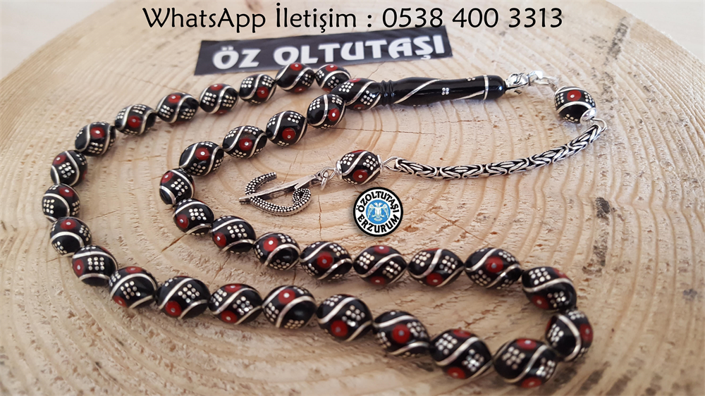 *Oltutaşı sade İşlemeli
*Gümüş Püskül
*Kırmızı Mine ( Renk ) İşleme